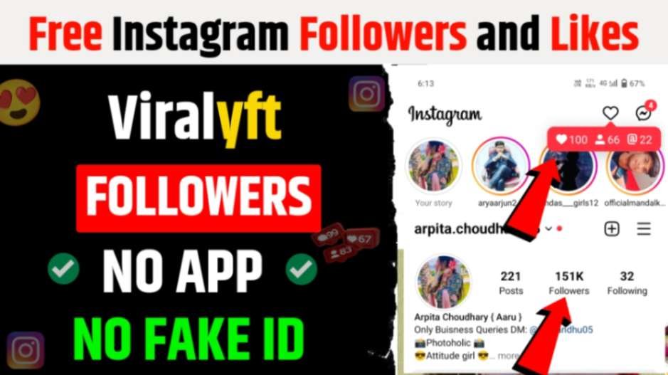 viralyft free Instagram Followers